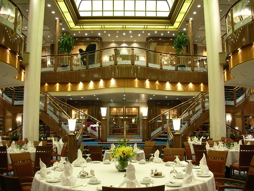 Cunard QM2. Brittania Restaurant | by Tom Mascardo