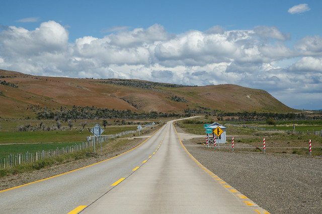 The Open Road, near Puerto Natales