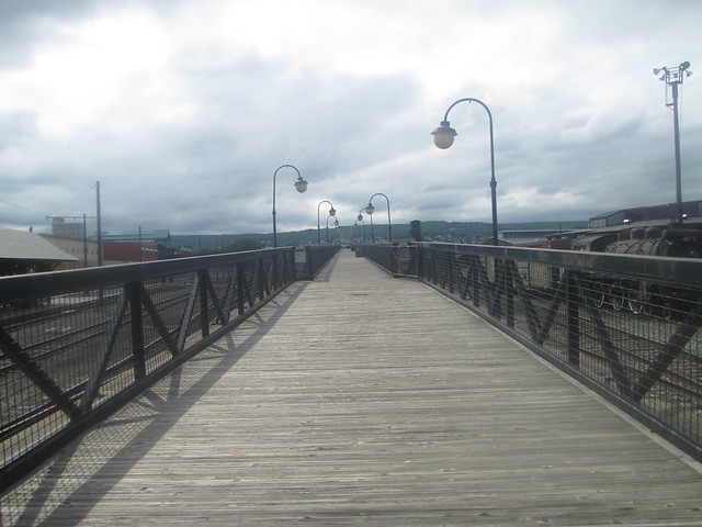 Bridge to the Mall at Steamtown