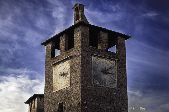 Clock Tower in Verona