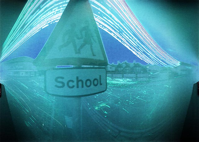 School Road sign, Hove (v2)