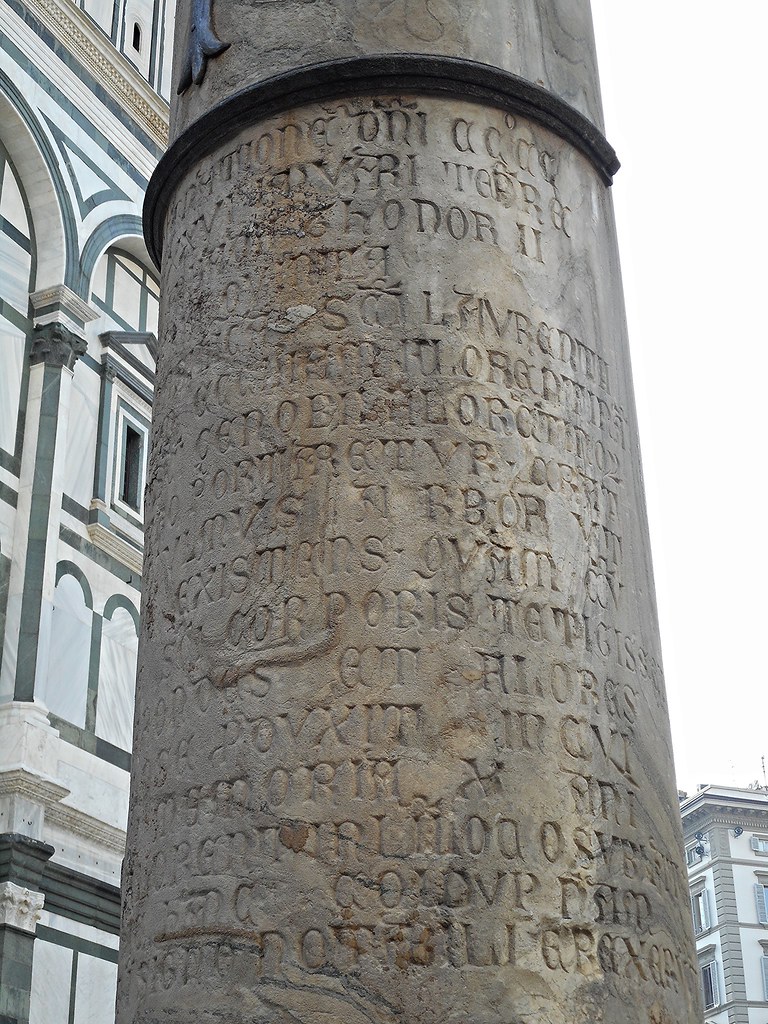 Saint Zanobi's column (year 1384) in Florence