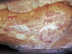 Paintings in  Bichagara Cave