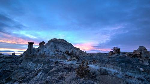 sunset rock montana purple
