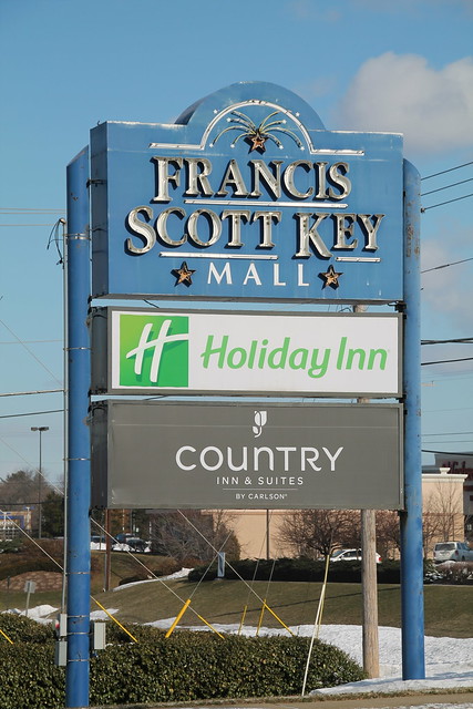Francis Scott Key Mall sign