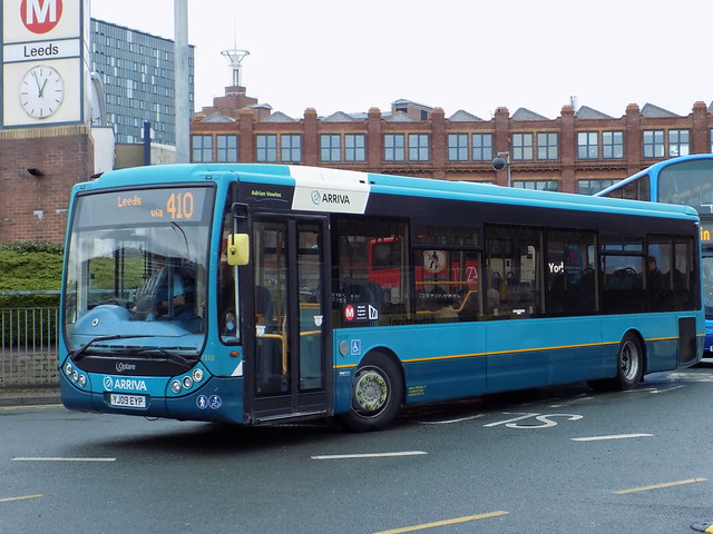 1310 YJ09 EYP Arriva Yorkshire Optare Tempo on the 410 to Leeds