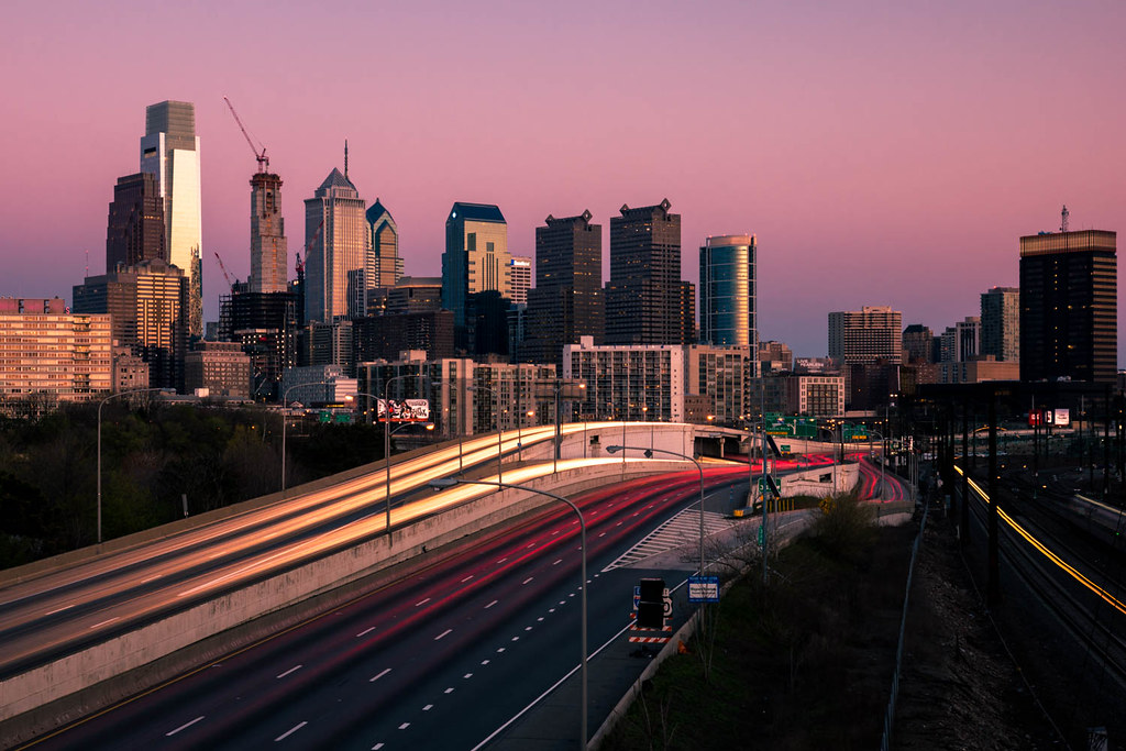 Philly at Sunset