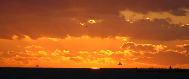 Clacton - Sunset - January 10th 2007
