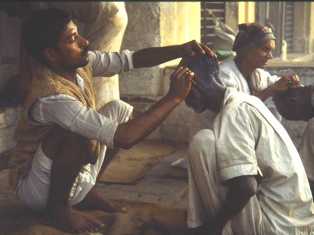 Barbershop in India