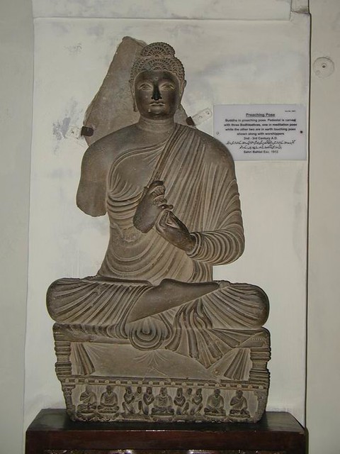 Buddha in preaching pose | From Peshawar museum. | Flickr