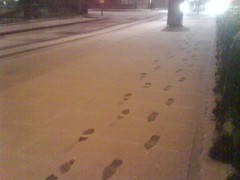 Footprints in Tavistock Square