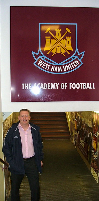 West Ham United Ground - Wayne in the Tunnel - March 14th 2007
