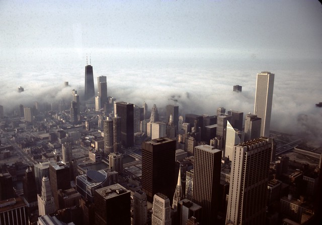 View from Sears Tower - Willis Tower - 1984