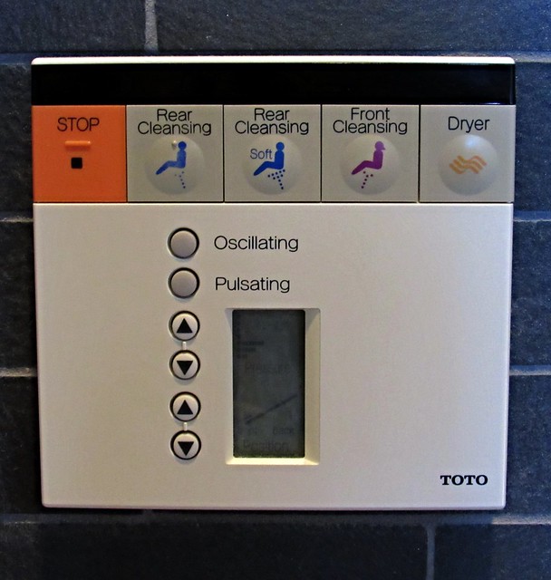 Toto washlet control