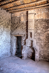 Fort Leaton fireplace.