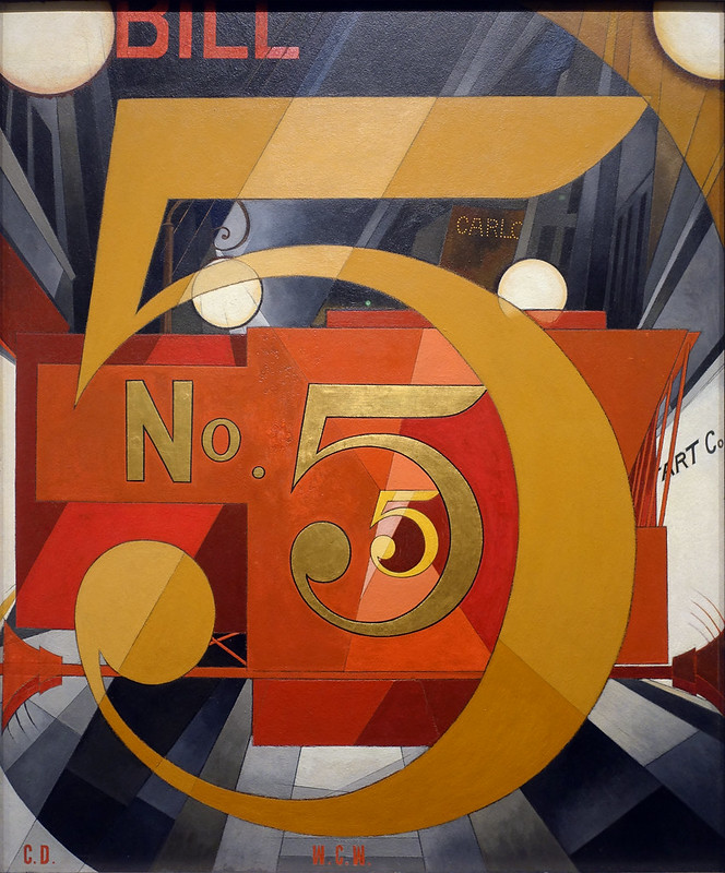 Demuth, I Saw the Figure 5 in Gold, 1928