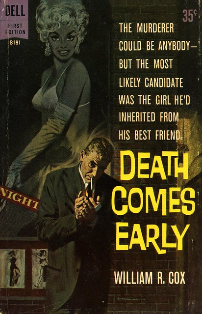 Dell Books B191 - William R. Cox - Death Comes Early