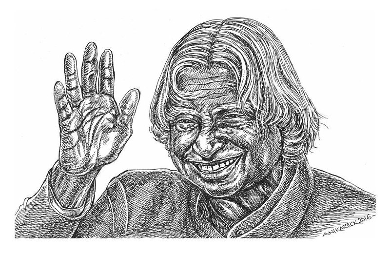 Aggregate more than 121 abdul kalam sketch easy best