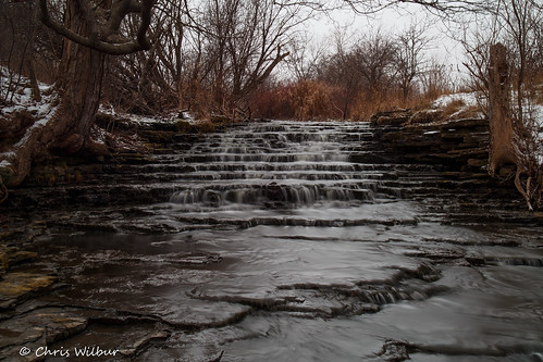 winter ontario canada water waterfall long exposure cloudy small hamilton southern billy cascade monkley mild
