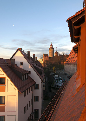 castle sunrise nuremburg nürnberg