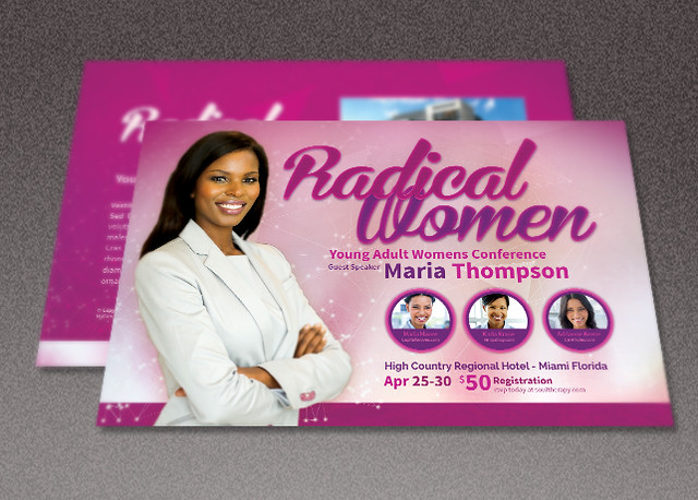 Radical Women Church Flyer Template