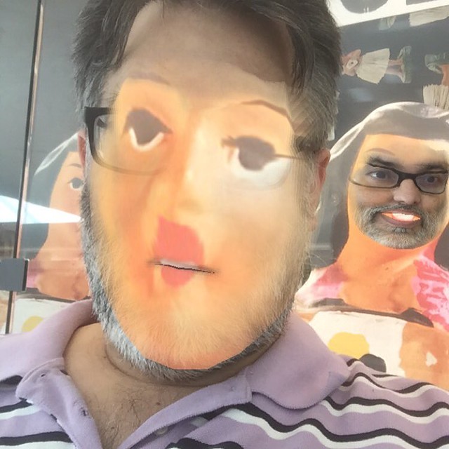 Face swapping at the mall