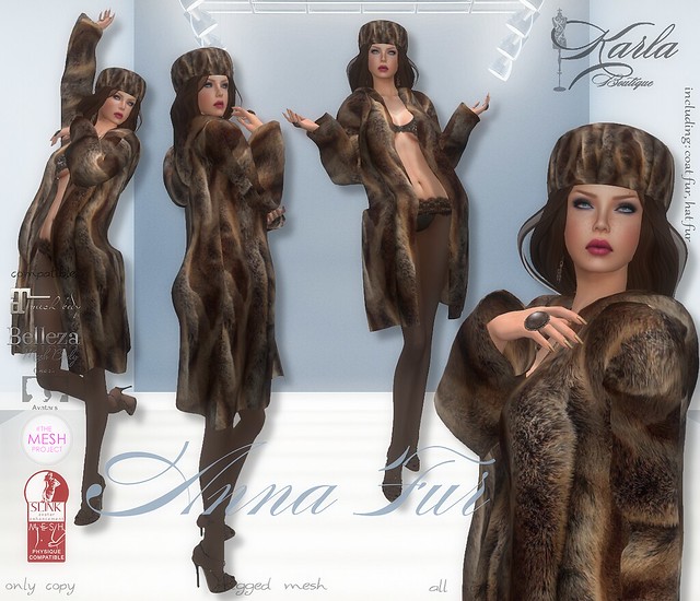 !!! Karla Boutique !!! Anna Fur - compatible mesh body