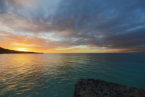 sunset sky reflection beach water clouds landscape evening nikon dusk grand grenada coastal hdr waterscape anse d600 nydavid1234