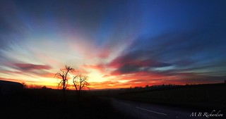 iPhone panoramic sunset