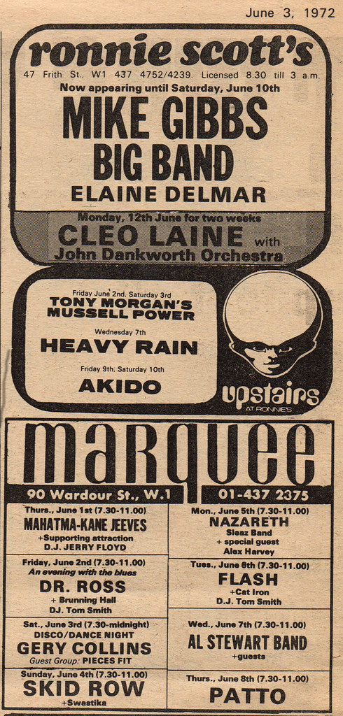 Concert Ads - NME June 1972(9)