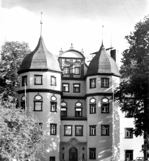 Schloss in Hörnitz bei Zittau in der DDR
