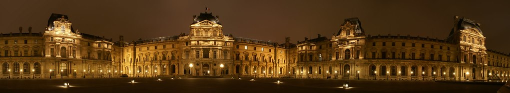 Panorama cours du louvre | 11 pictures processed with my cla… | Flickr