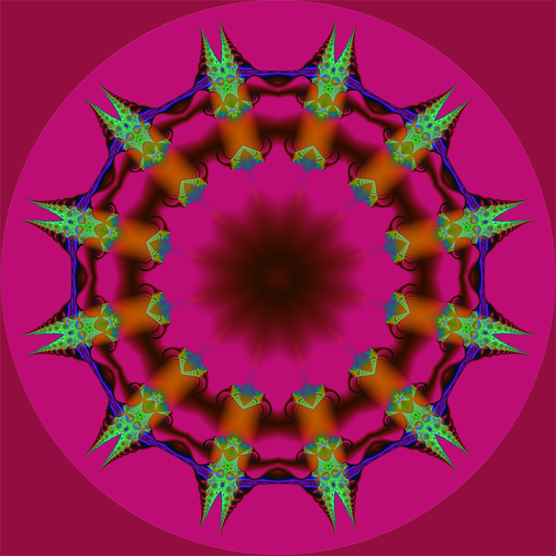 kaleidoscopic fractal 17