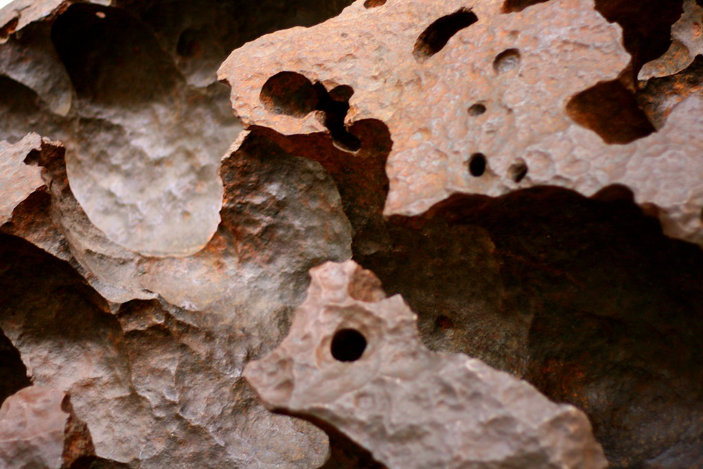 Porosity Rust Rust...From...Spaaaaaaace! | Closeup of the surface of the W… | Flickr
