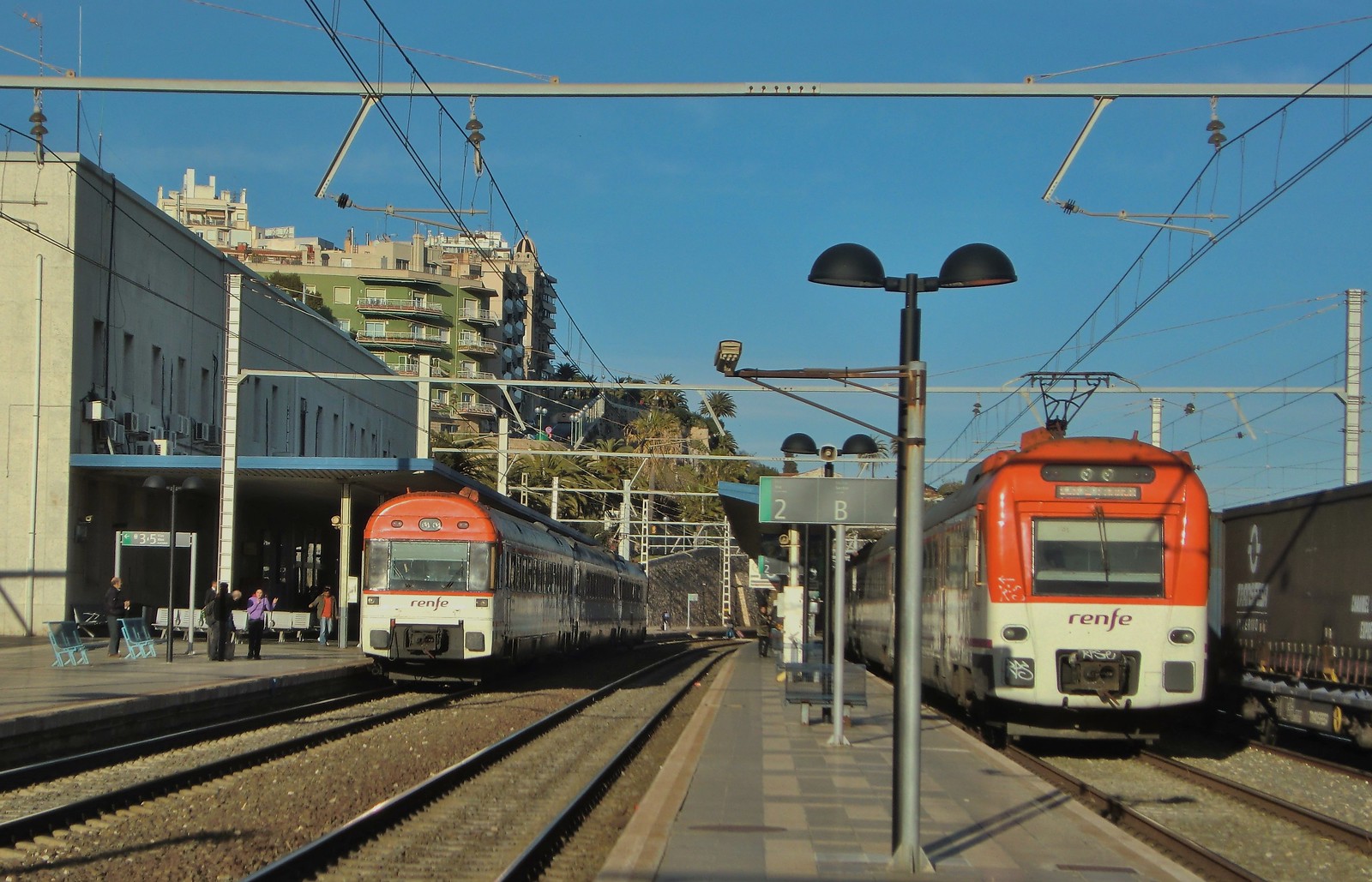 Hace ahora 5 años en la estación de Tarragona...