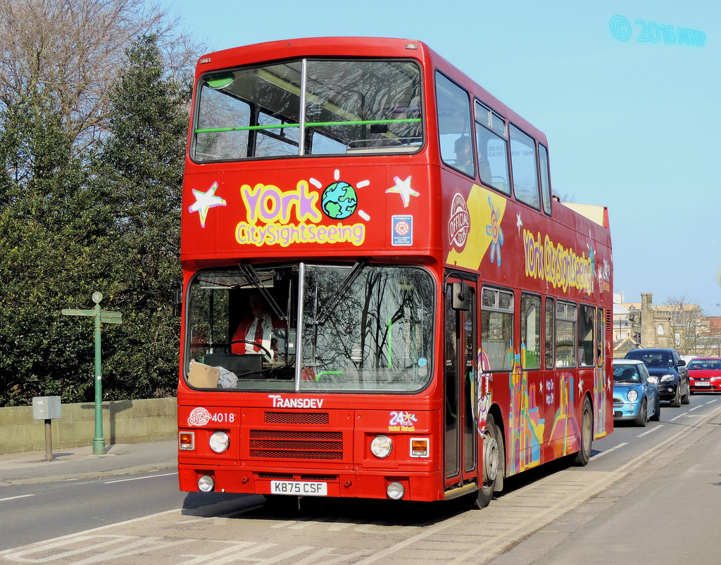 K875CSF Transdev York 4018 city sight seeing open top bus | Flickr