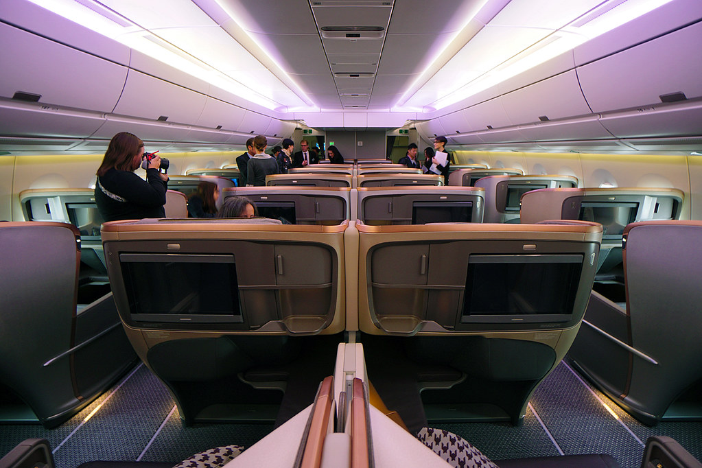 Business Class On Board Singapore Airlines First Airbus A