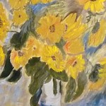 Sonnenblumen, Ölmalerei