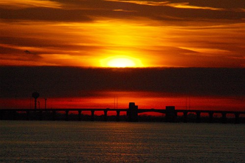 bridge sunset sky orange bay march nikond70s longisland jonesbeach 2016 nassaucounty westend10