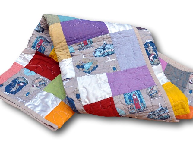 Vintage Fairy Tale Baby Quilt