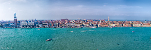 Venise depuis le campanile de l'église San Giorgio