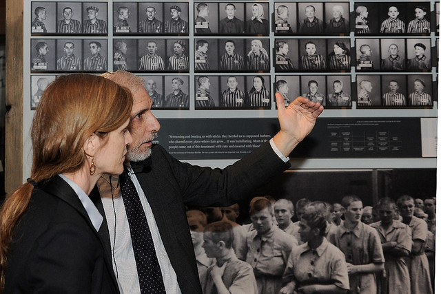 Ambassador Samantha Power Visits Yad Vashem Holocaust Museum, Je