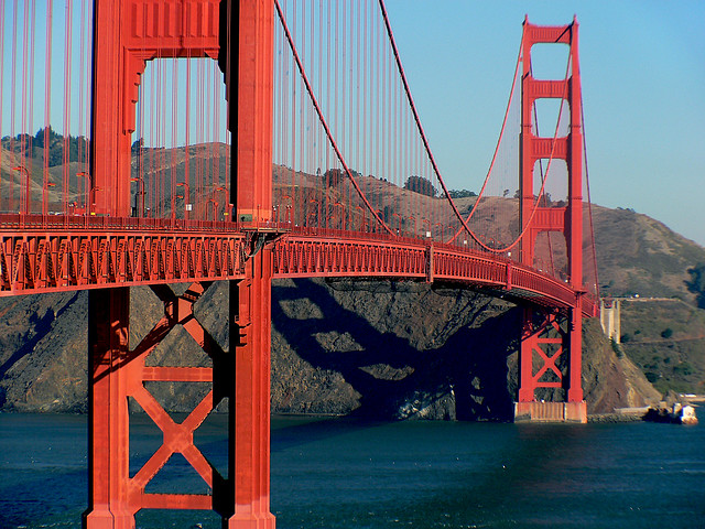 The Golden Gate Bridge. “International Orange”