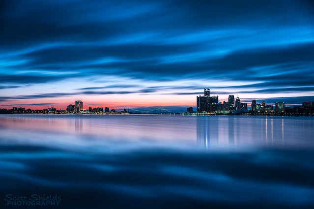 Detroit River Sunset