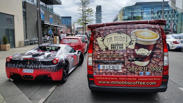 Gumball 3000 Dublin to Bucherest with Mr Hobbs Coffee custom Build Mercedes Coffee Van.