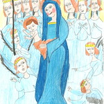 4. kategória - cena poroty - Scarlet FARKAŠOVÁ - Mária s Ježiškom a anjeli.jpg