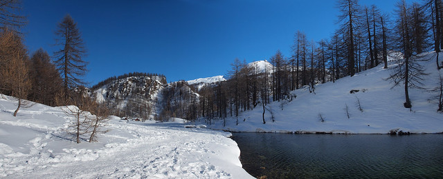 Witches' lake in winter