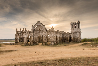 The Old Dilapidated Rosary Church At Shettihalli