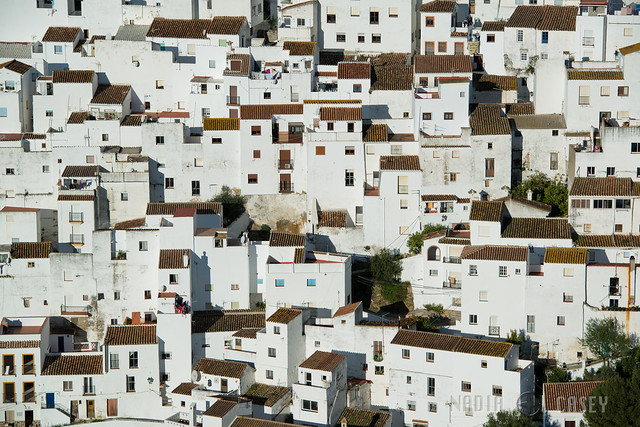 Wall of Houses - Casares, Spain