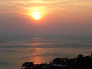 sunset kata beach